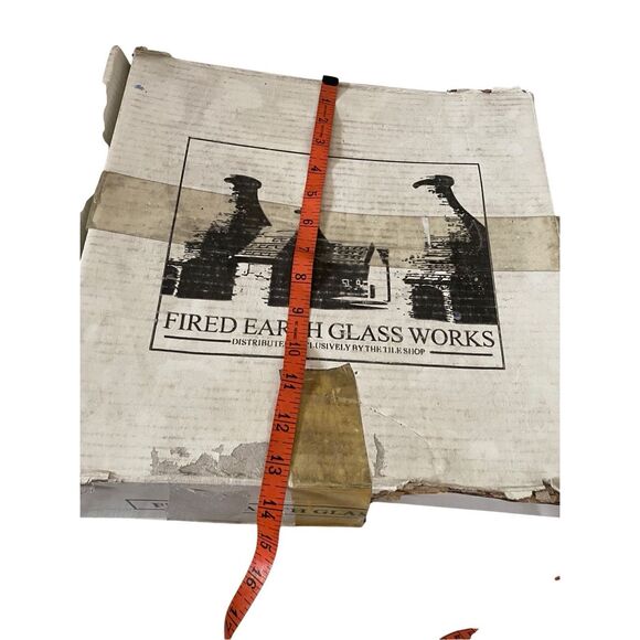 Fired Earth Glass Mosaic Tile Lot 298 Pieces Iridescent Square Pieces Pastel Mix - Picture 12 of 15